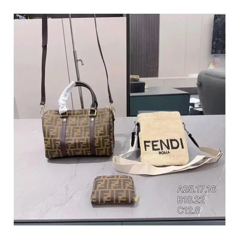 Fendi FF Monogram Bag Set